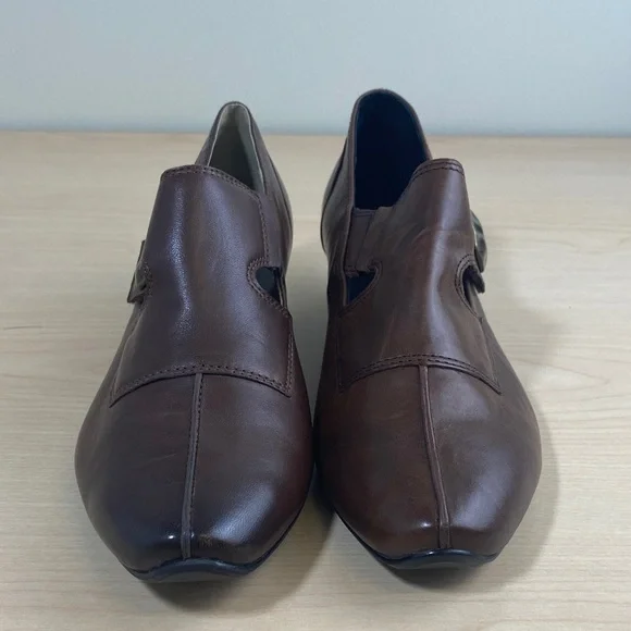 Josef Seibel Brown Leather Low Ankle Booties - Picture 2 of 9